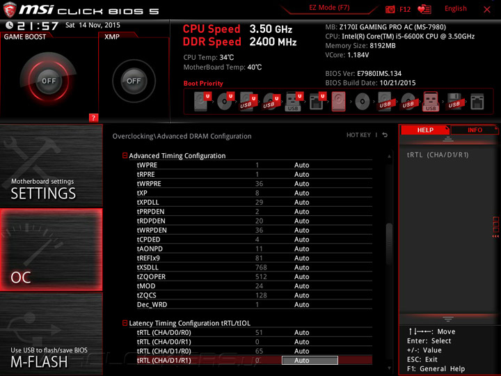 MSI Z170I Gaming Pro AC