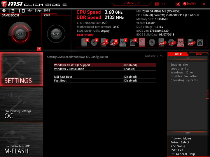 MSI Z370 Gaming M5