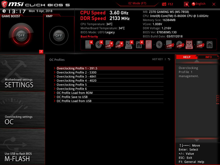 MSI Z370 Gaming M5