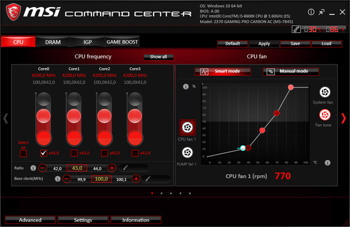 MSI Z370 Gaming Pro Carbon AC