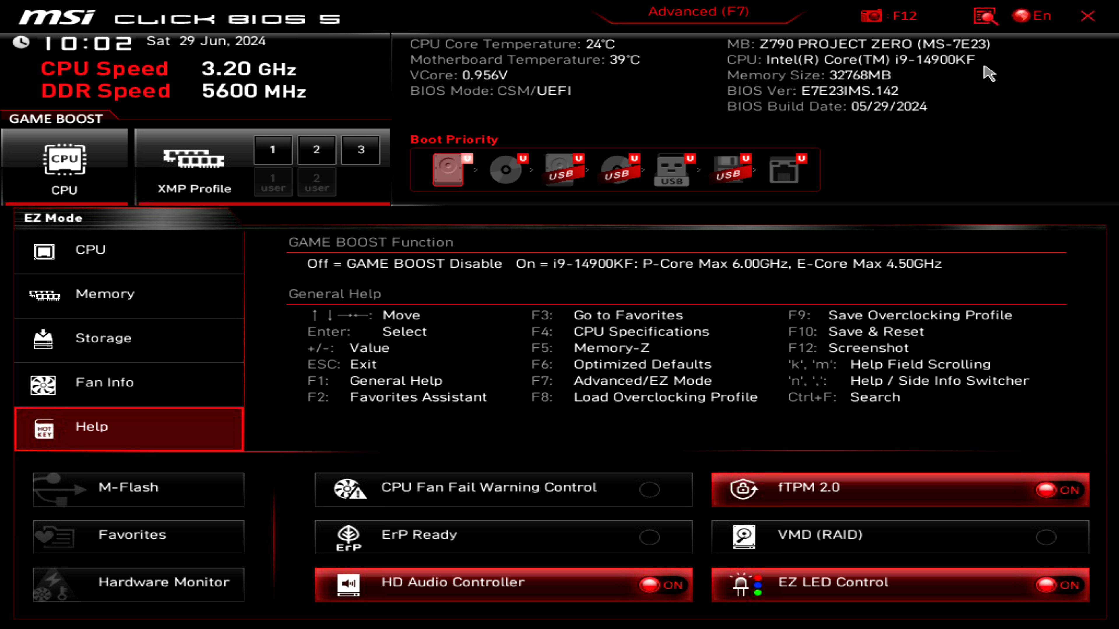 MSI Z790 PROJECT ZERO