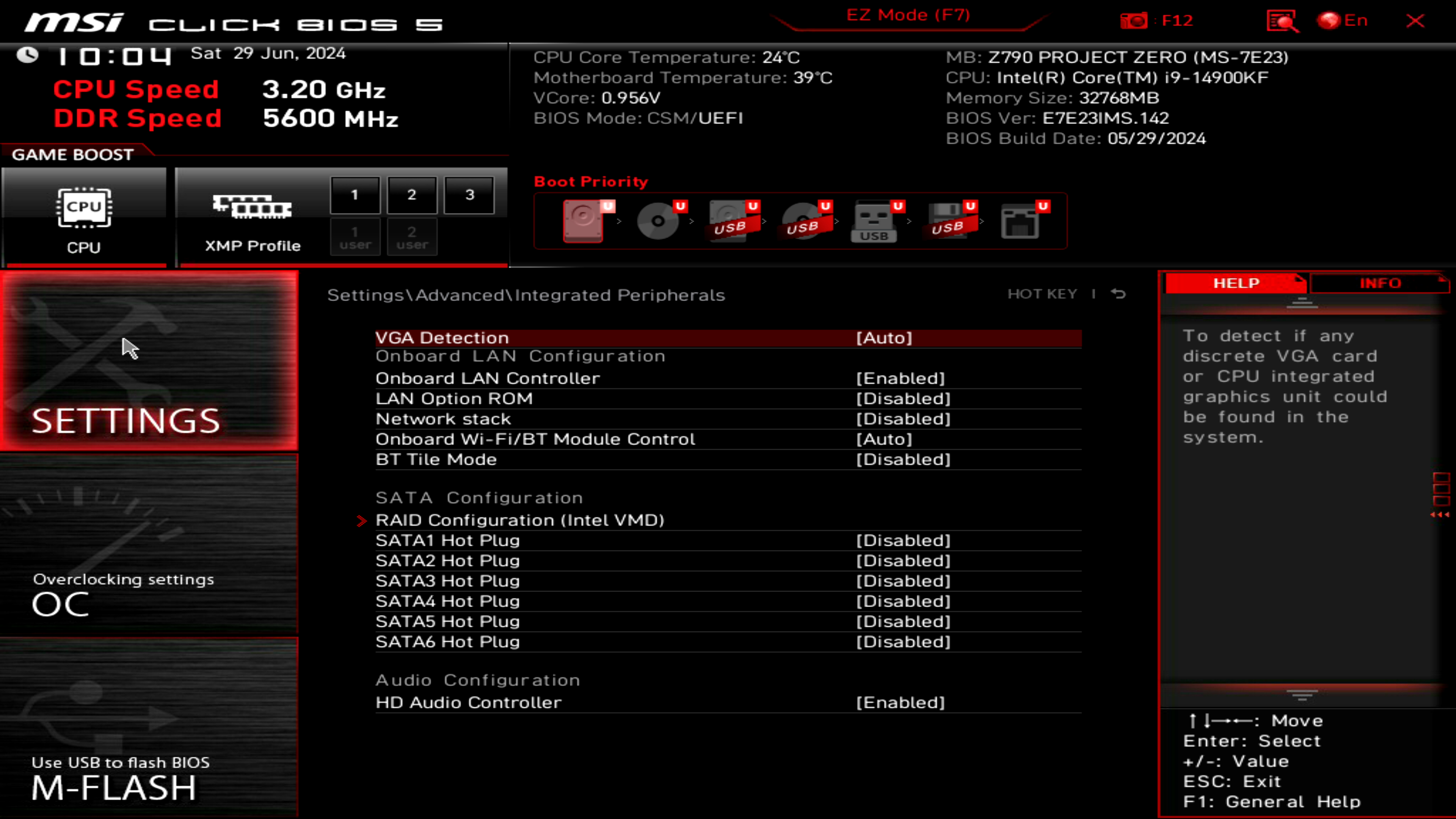 MSI Z790 PROJECT ZERO