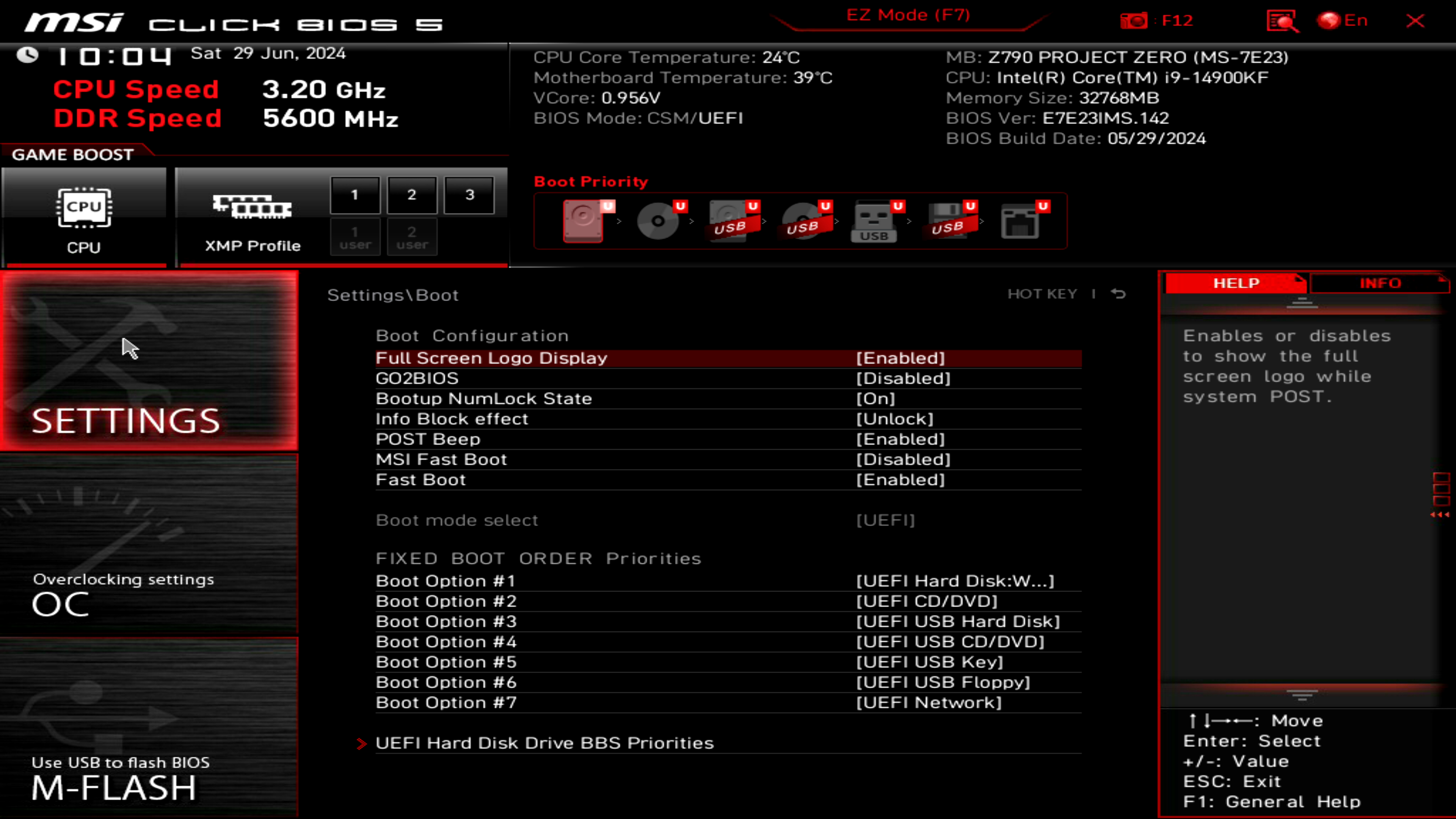 MSI Z790 PROJECT ZERO