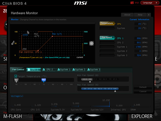 UEFI Setup MSI Z87-G45 Gaming