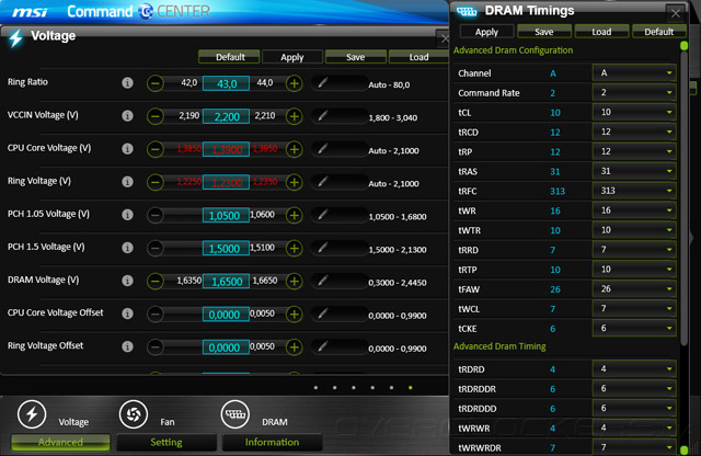 MSI Command Center