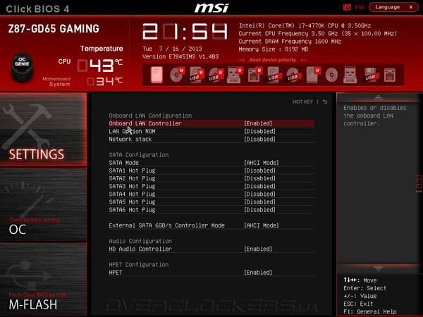 UEFI MSI Z87-GD65