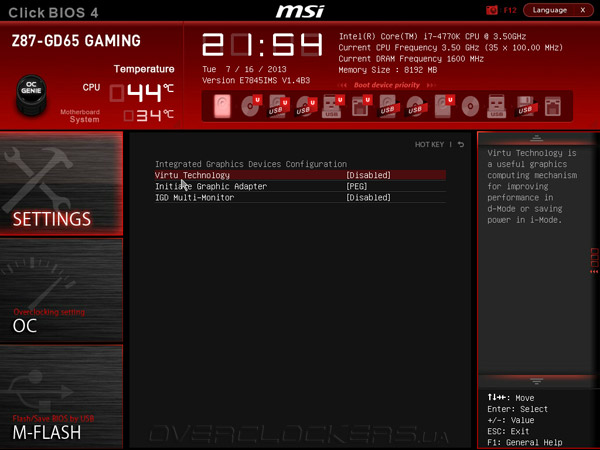 UEFI MSI Z87-GD65