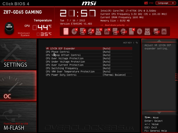 UEFI MSI Z87-GD65