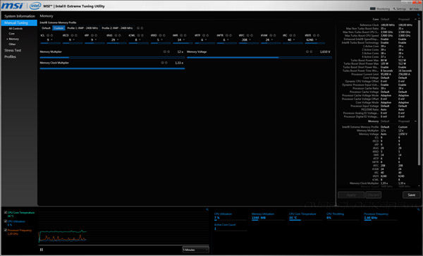 MSI Extreme Tuning Utility