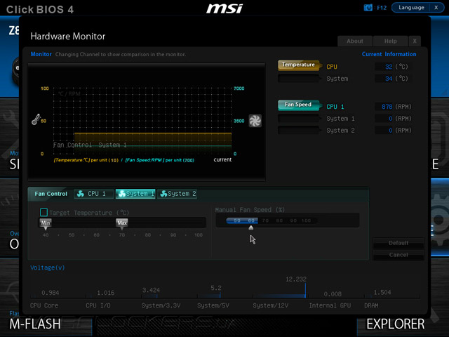 UEFI Setup MSI Z87M-G43