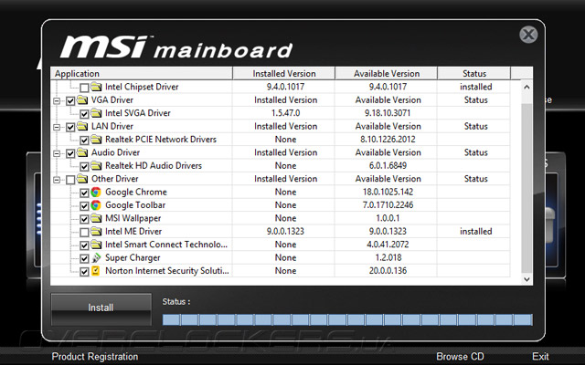 Комплектное ПО MSI Z87M-G43