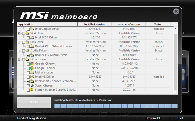 Комплектное ПО MSI Z87M-G43