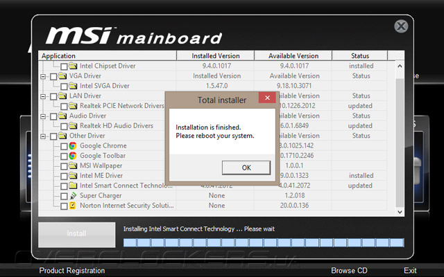 Комплектное ПО MSI Z87M-G43