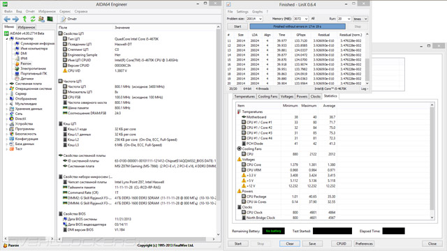 Разгон MSI Z87M Gaming