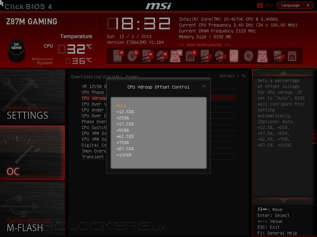 UEFI Setup MSI Z87M Gaming