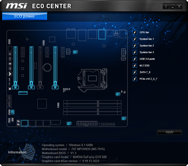 Комплектное ПО MSI Z97 MPOWER