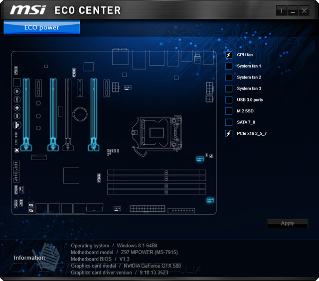 Комплектное ПО MSI Z97 MPOWER