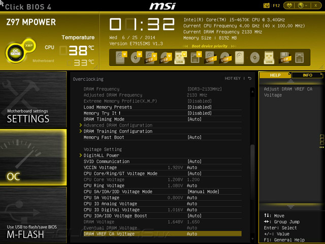 Разгон MSI Z97 MPOWER