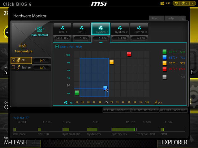 UEFI Setup MSI Z97 MPOWER