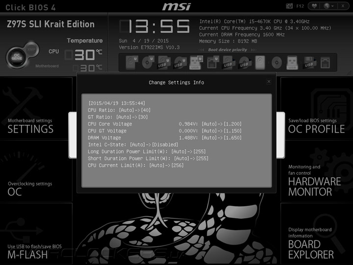 MSI Z97S SLI Krait Edition