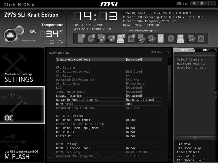 MSI Z97S SLI Krait Edition