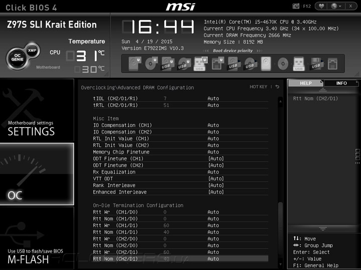 MSI Z97S SLI Krait Edition