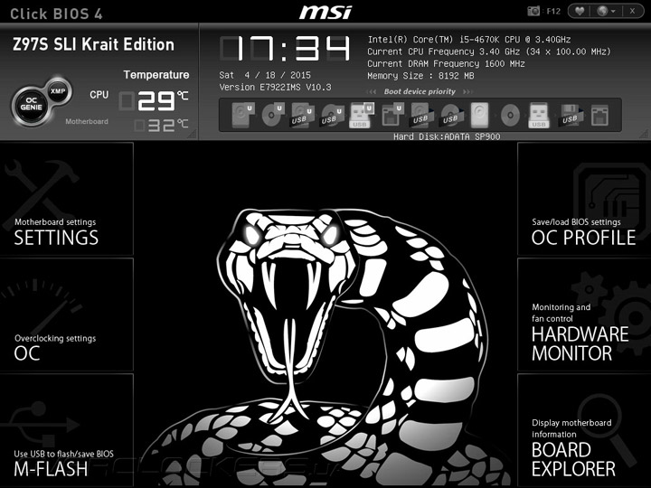 MSI Z97S SLI Krait Edition