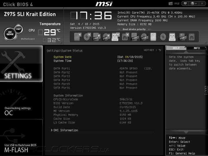 MSI Z97S SLI Krait Edition