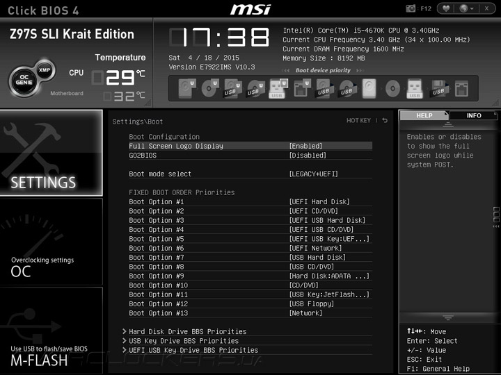 MSI Z97S SLI Krait Edition