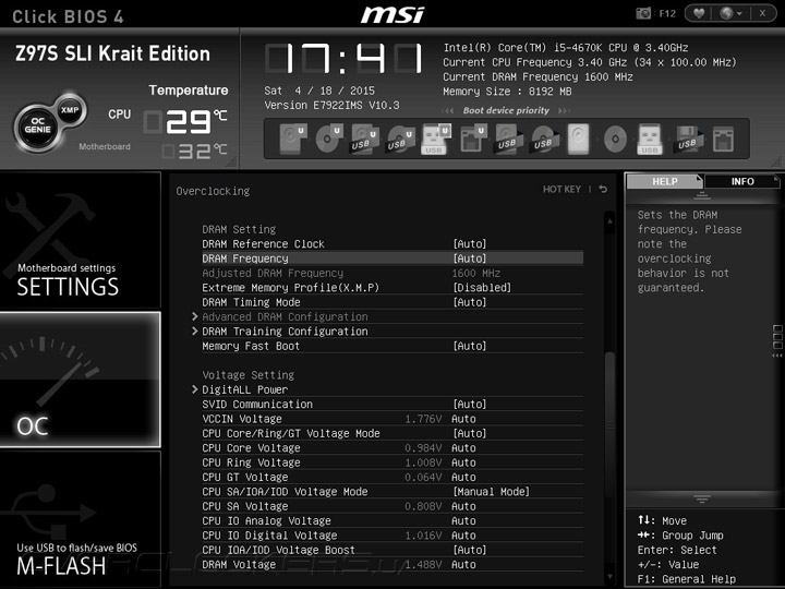 MSI Z97S SLI Krait Edition