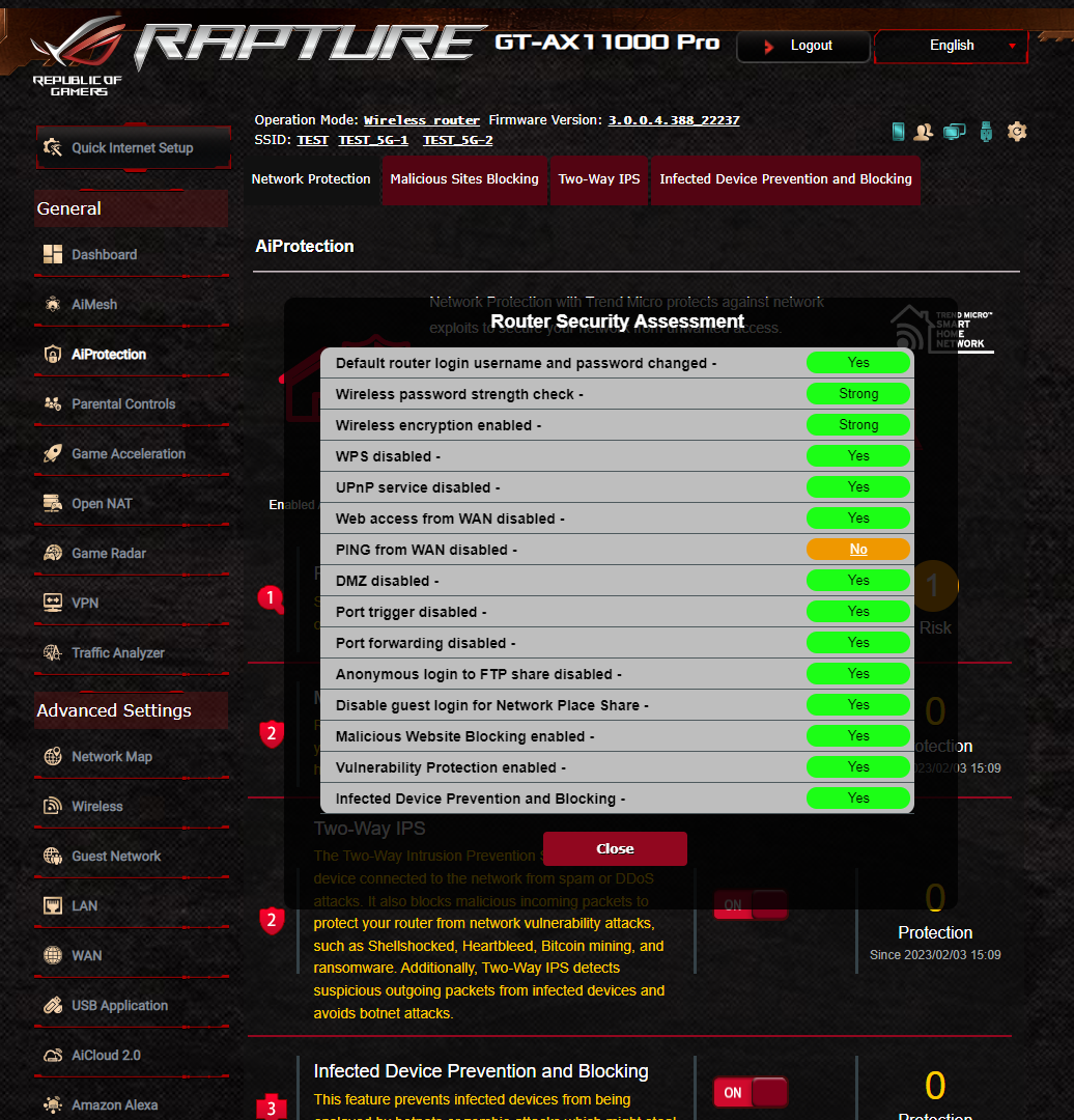 ASUS ROG Rapture GT-AX11000 Pro