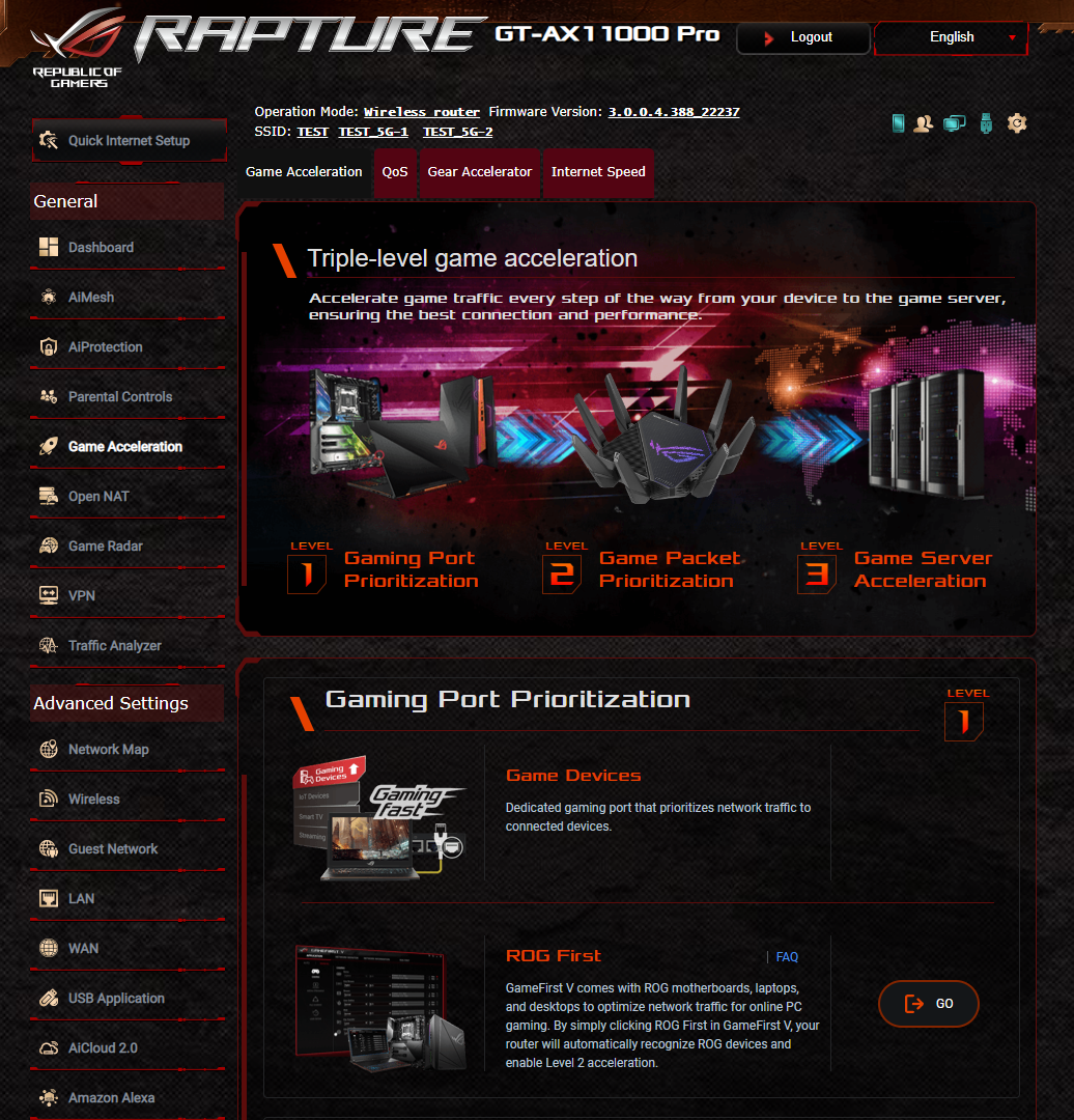 ASUS ROG Rapture GT-AX11000 Pro