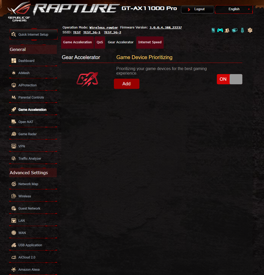 ASUS ROG Rapture GT-AX11000 Pro