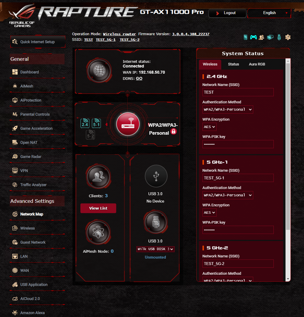 ASUS ROG Rapture GT-AX11000 Pro