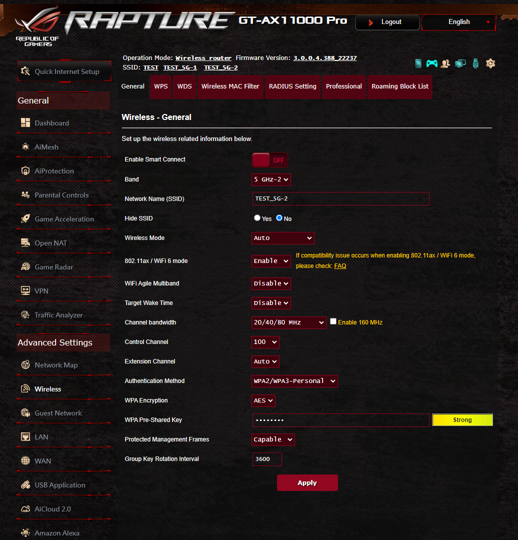 ASUS ROG Rapture GT-AX11000 Pro