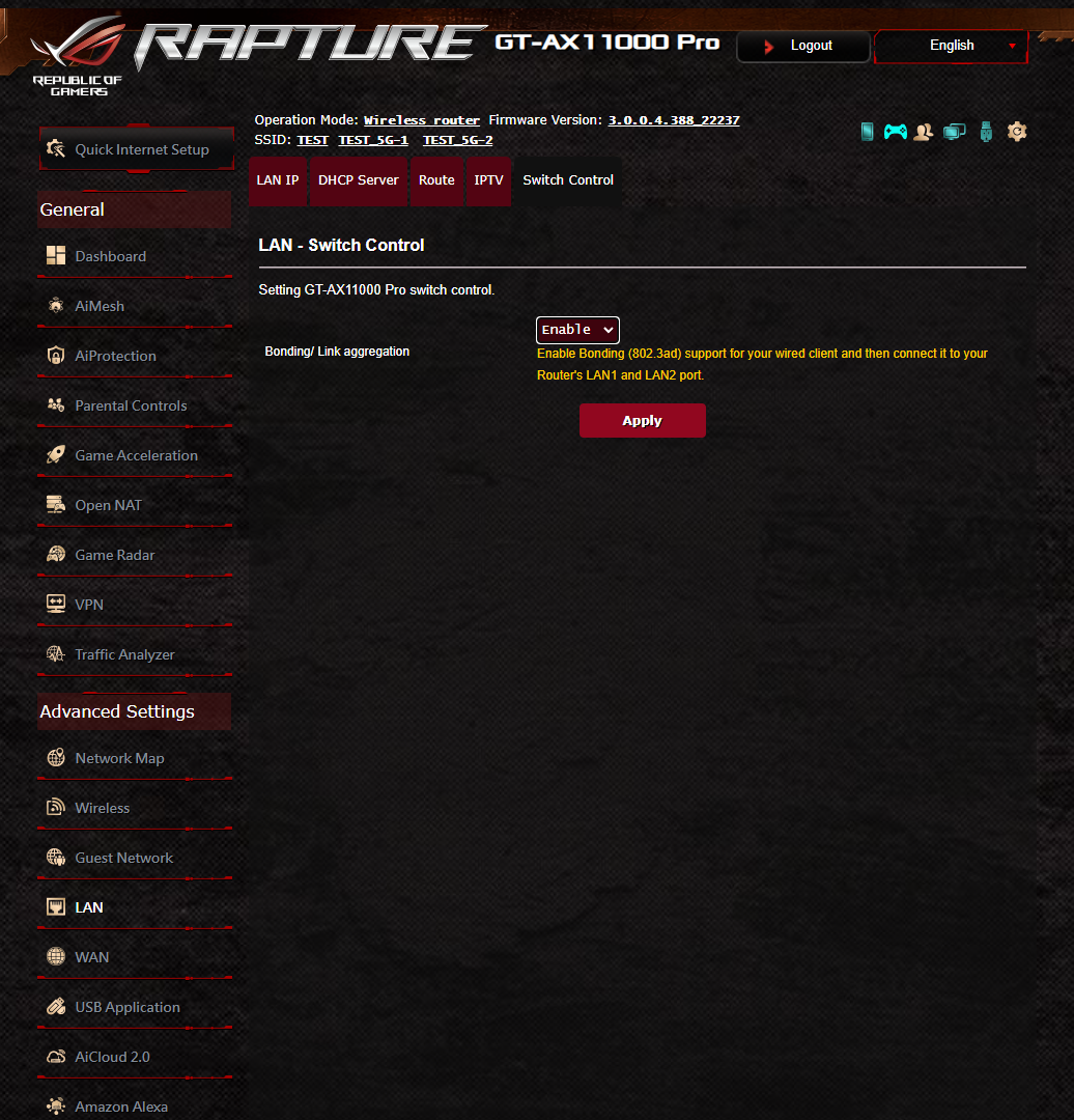 ASUS ROG Rapture GT-AX11000 Pro