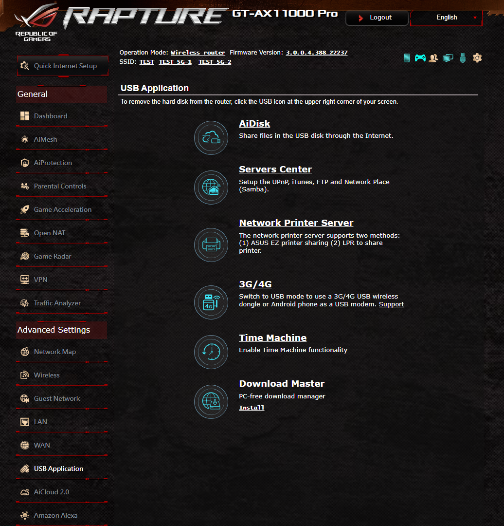 ASUS ROG Rapture GT-AX11000 Pro