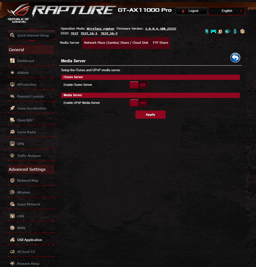 ASUS ROG Rapture GT-AX11000 Pro