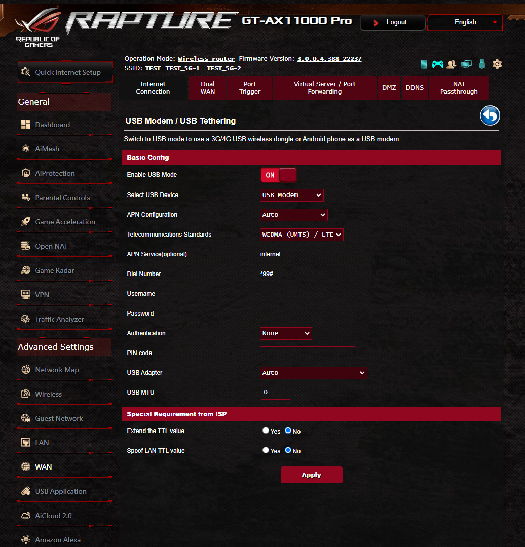 ASUS ROG Rapture GT-AX11000 Pro