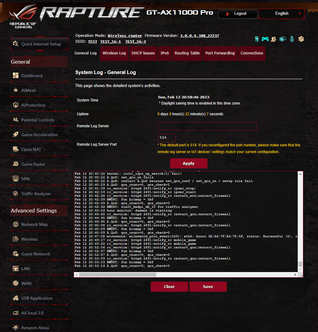 ASUS ROG Rapture GT-AX11000 Pro