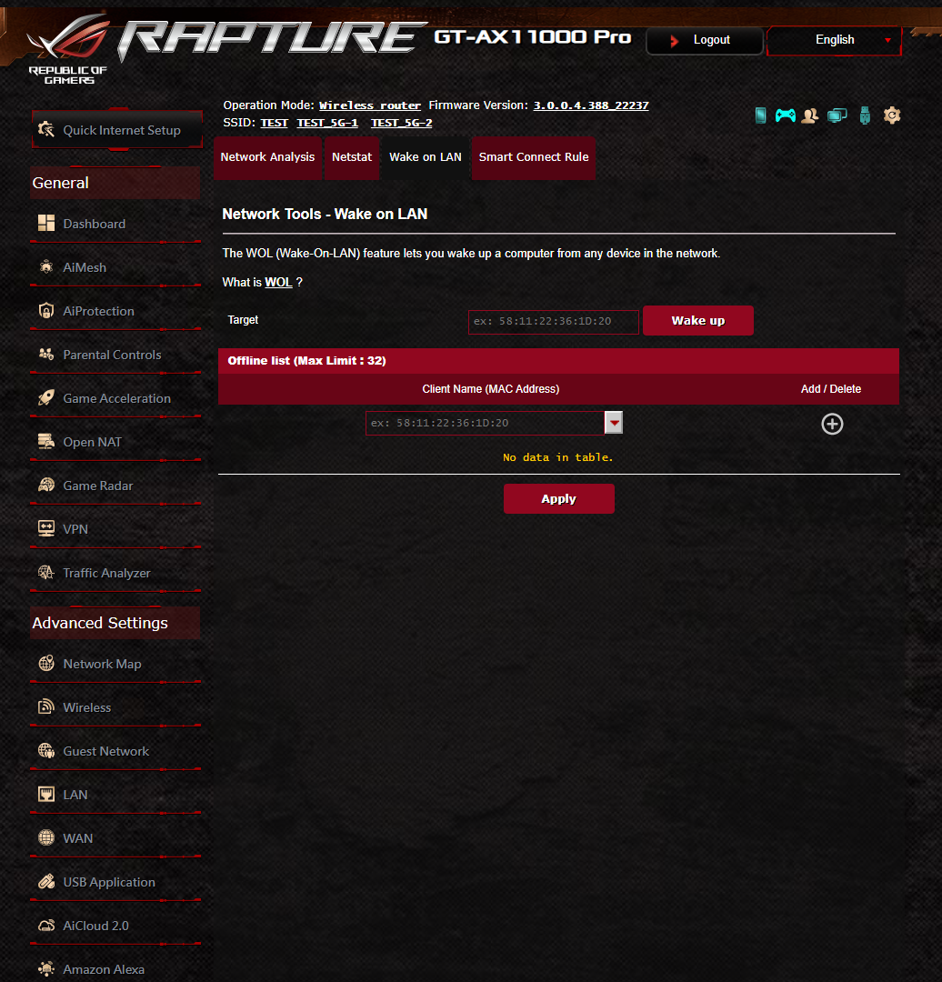 ASUS ROG Rapture GT-AX11000 Pro