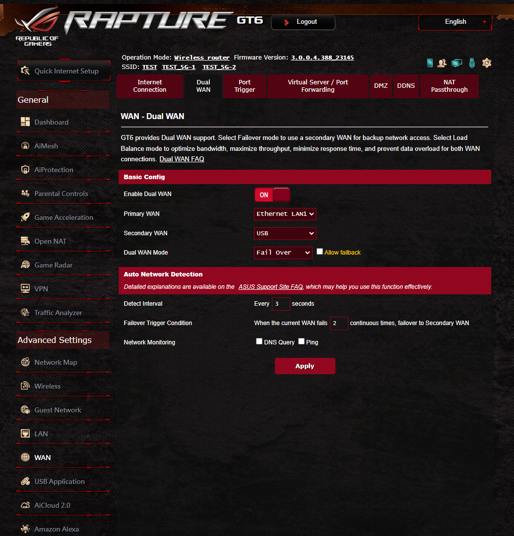 ASUS ROG Rapture GT6