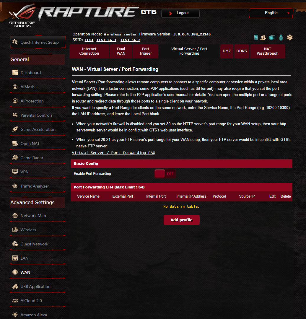 ASUS ROG Rapture GT6