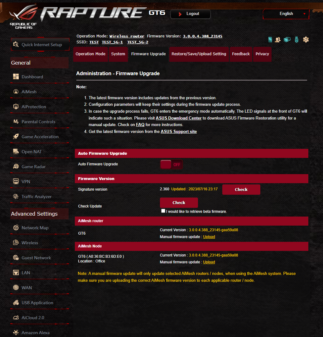 ASUS ROG Rapture GT6