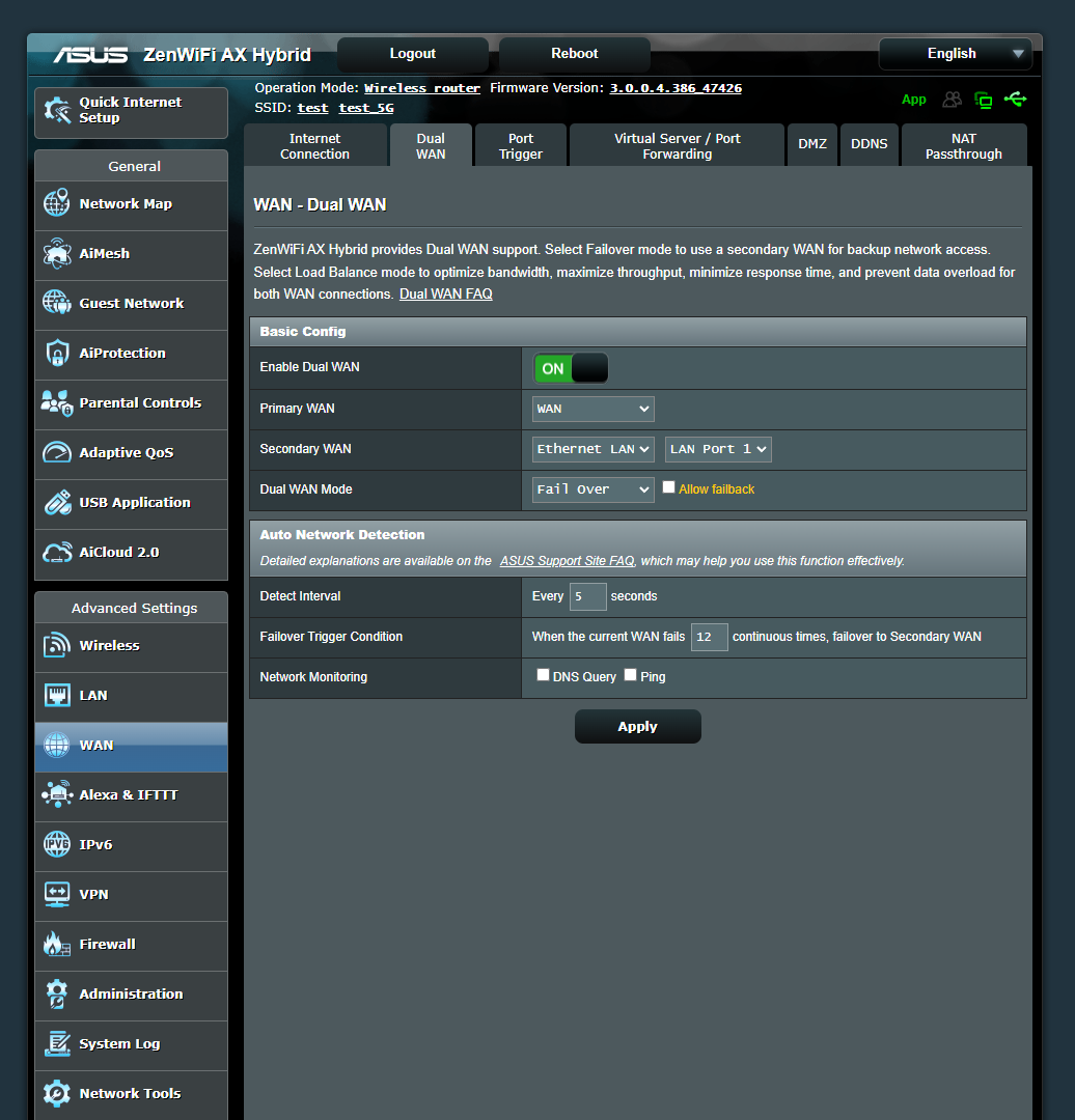 ASUS ZenWiFi AX Hybrid XP4