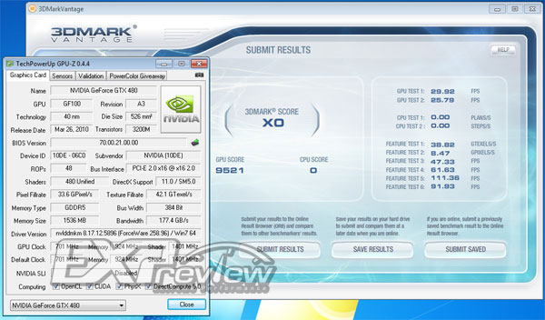 GeForce GTX 480 тест