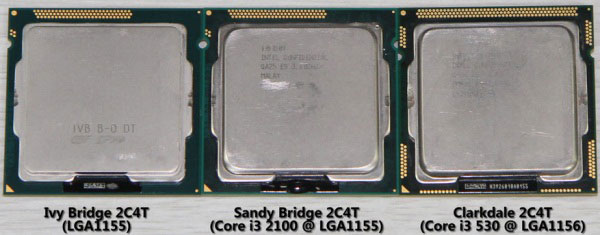 Ivy Bridge против Core i3