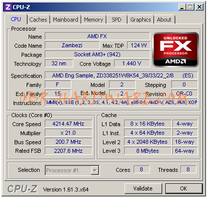 Тесты AMD FX-8350 (OBR-Hardware)