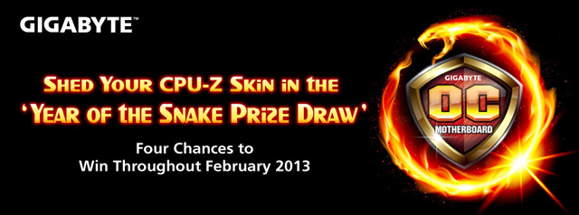 Gigabyte Year of the Snake Prize Draw