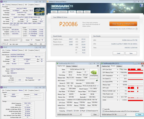 Smoke, slamms и 12 - разгон Asus GeForce GTX 780 DirectCU II OC